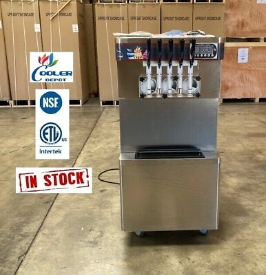 #ad NEW Commercial Ice Cream Soft Serve Frozen Yogurt Machine Model ICM 200E NSF ETL