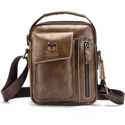 #ad Genuine Leather Small Shoulder Bag Men Sling Bags Crossbody Bag for Men Handbag