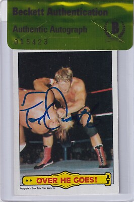 #ad Paul Orndorff Signed 1985 Topps WWF Rookie Card #30 BAS COA WWE RC Autograph RA