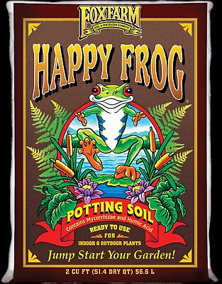 #ad FoxFarm FX14047 2 Cubic Feet FoxFarm Happy Frog Potting Soil