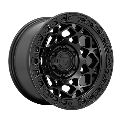 #ad 1 New 17X9 6X135 12 Fuel 1PC D786 Unit Matte Black W Matte Black Ring Wheel