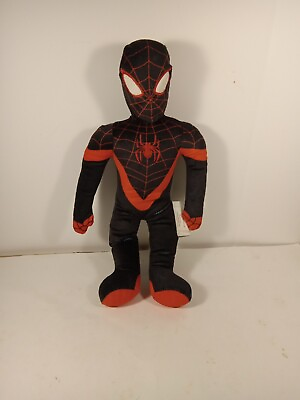 #ad Spiderman Stuff 16quot; Tall Black Miles