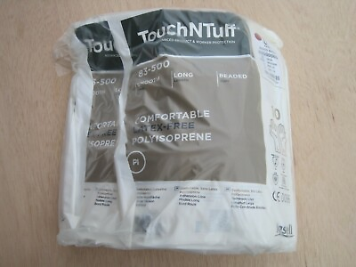 #ad Ansell TouchNTuff Polyisoprene Gloves Latex Free Size 6.5  Pkg 50 pair 2021 12