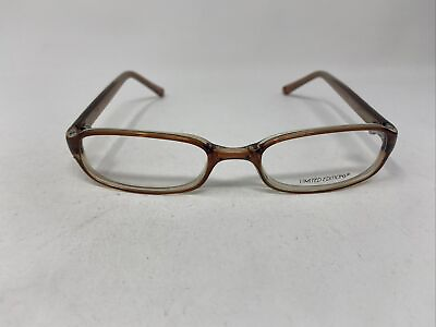 #ad LIMITED EDITIONS BRITTANY COGNAC MIST BROWN 50 19 130 EYEGLASS :T68