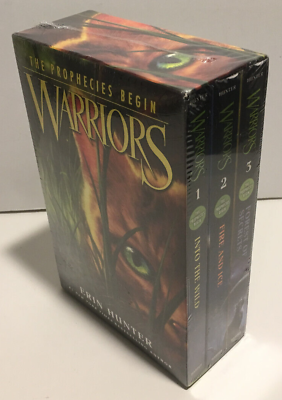 #ad Warriors: The Prophecies Begin Vol. 1 3 Softcover Book Box Set by Erin Hunter