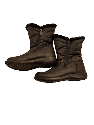 #ad #ad Women#x27;s Totes Brand Jara Black Waterproof Winter Snow Boots Size 6m