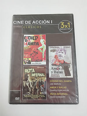 #ad Love Y Bullets Code Hampa Route Infernal DVD 3x1 Classics Action Sealed