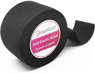 #ad Black Elastic Bands for Sewing 2 Inch x 6 Yard
