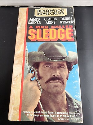 #ad A Man Called Sledge 1970 Spaghetti Western James Garner VHS