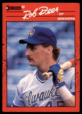 #ad 1990 Donruss Rob Deer Baseball Cards #55