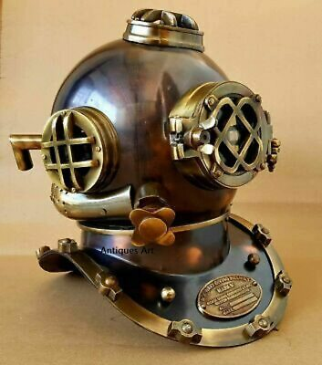 #ad Nautical Handcrafted Antique Style Diving Divers Helmet Designer BEST gifts