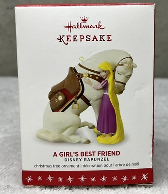 #ad DISNEY Hallmark Keepsake Ornament 2016 A Girls Best Friend Rapunzel Tangled