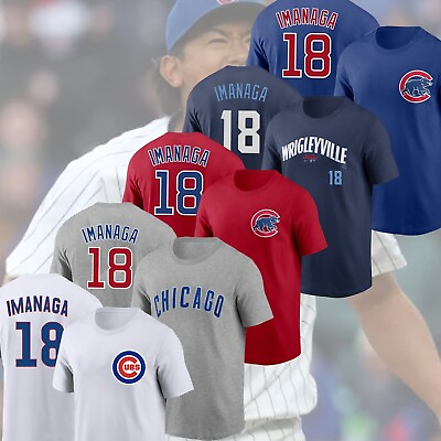 #ad HOT NEW Shota Imanaga #18 Chicago Cubs 2024 Name amp; Number T Shirt