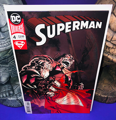 #ad Superman #4 DC 2018 Foil Cover Comic