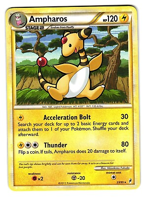 #ad Ampharos 23 95 Call of Legends 2011 Light Play LP