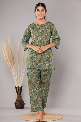#ad Women Top amp; Pajama Set Nightdress Night suit Sleepwear Lounge Wear Top amp; Pj Set