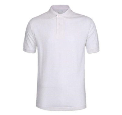 Men#x27;s Polo Shirt Dri Fit Quick Dry Golf Sports Tee Cotton Jersey Plain T Shirt
