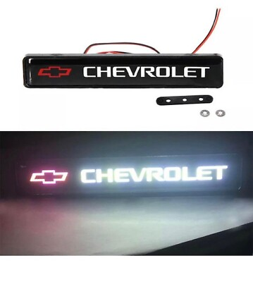 #ad LED light emblem badge for Chevrolet front grille