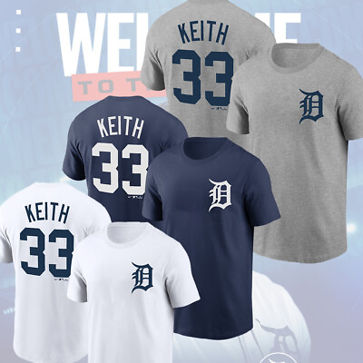 #ad FREESHIP Welcome Colt Keith #33 Detroit Tigers Player Name amp; Number T Shirt