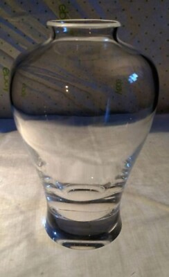 #ad STEUBEN Glass SHOULDER VASE Crystal Art New No Box