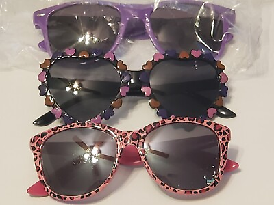 #ad 3 PAIRS SUNGLASSES 1 NEW 2 PREOWNED SUPER COOL LOOKING FREE SHIPPING  