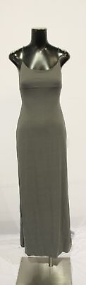 #ad ASOS Design Women#x27;s Strappy Soft Touch Maxi Dress DM9 Charcoal Size US:6 NWT