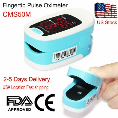 #ad LED Finger Tip Pulse Oximeter Heart Rate Monitor Blood Oxygen Meter SpO2 Sensor