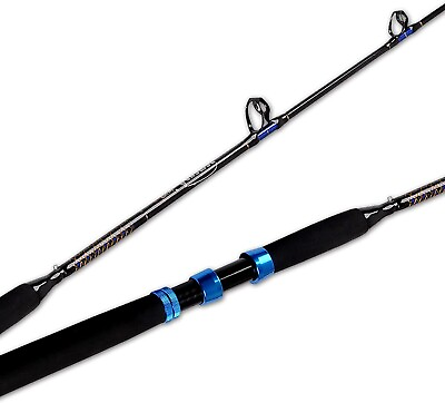 #ad Conventional Boat Rod Saltwater Offshore Graphite Casting Fishing Pole 1PC amp; 2PC