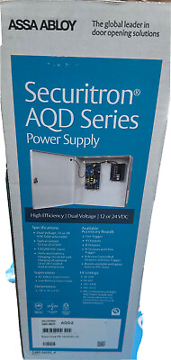 #ad New Securitron AQD2 2 Amp Dual Voltage Power Supply