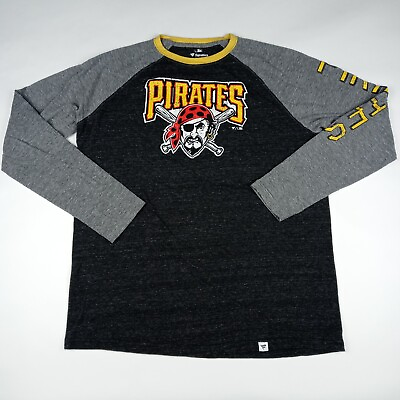 #ad Pittsburgh Pirates Long Sleeve Shirt MLB Baseball Men#x27;s Size XL