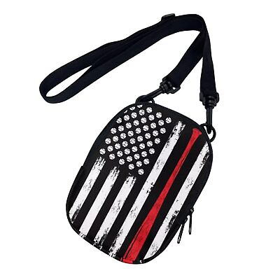 #ad Baseball American Flag Messenger Bag Girls Crossbody Bag for Women Lightweigh...