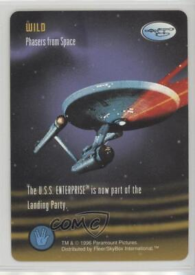 #ad 1996 Star Trek The Card Game Wild Phasers from Space c7w