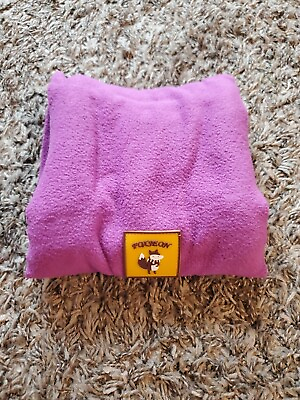 #ad FOXSEON Travel Neck Support Scarf Pillow New No Tags Purple W Case