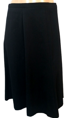 #ad Southern lady black spandex stretch side zipper women#x27;s flare skirt 14 XL