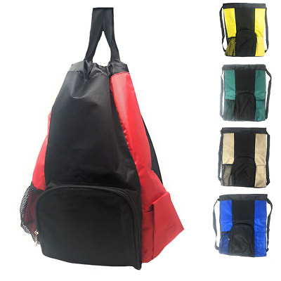 1 Dozen Drawstring Backpack Rucksack Totes Sacks Bag 14x19quot; Wholesale Lot Bulk