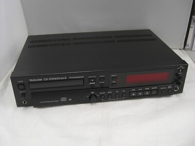 #ad TASCAM CD RW900MK II PROFESSIONAL CD RECORDER BLACK W x 94 H x 309 D mm USED