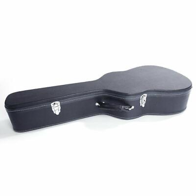 #ad High Quality Lockable 39quot; Guitar Hard Case Microgroove Flat Fit Acoustic Guitar