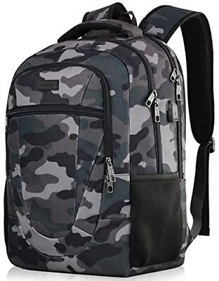 #ad BIKROD Travel Laptop Backpack for Men Backpacks for School Teen Boys Busine...