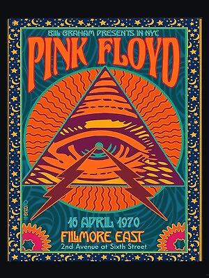 #ad Pink Floyd 1970 Filmore East Concert Poster 18quot;X24quot; Poster Free Shipping