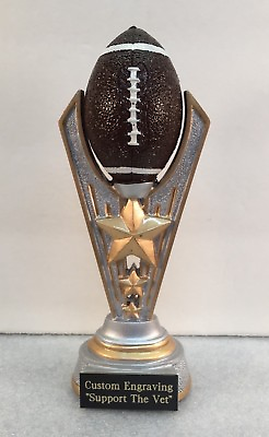 #ad Fantasy Football Trophy Award 8quot; Tall Free Custom Engraving quot;Support the Vetquot;