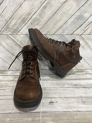 #ad Carolina WorkFlex ESD Mens Brown Leather Soft Toe Lace Up Work Boots 3083 Sz 13D