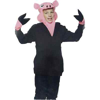 #ad Rasta Imposta Costume Childs Pig Size 7 10 Animal Kits Headpiece Gloves Pink