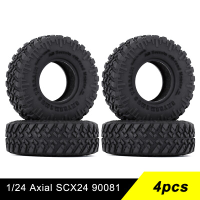 #ad 1.0 Tires Soft Rubber Wheel Tires For 1 18 TRX4M For 1 24 Axial SCX24 RC Crawler