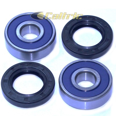 #ad Caltric Rear Wheel Ball Bearings Seals Kit for Kawasaki KL250 Super Sherpa 250