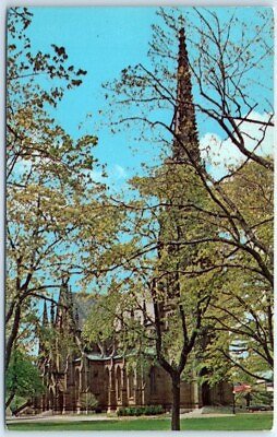 #ad Postcard Cathedral of the Incarnation Garden City Long Island New York