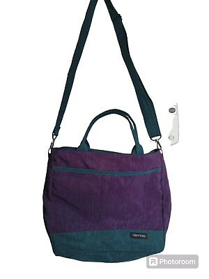 #ad Tippythai messenger Crossbody Bag Teal And Purple 14quot;