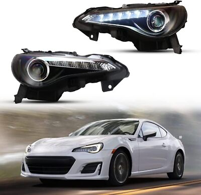 #ad For 2013 2016 Toyota 86 Subaru BRZ Scion FR S LED DRL Projector Headlights LR