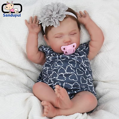 #ad Reborn Baby Dolls Girl Real Life Cute Realistic Newborn Baby Doll 20 Inch