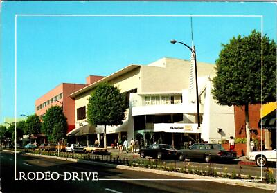 #ad Beverly Hills CA California RODEO DRIVE Kazanjian Jewels Stores 4X6 Postcard