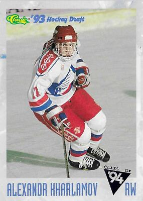 #ad 1993 Classic #x27;93 Ice Hockey Draft Trading Card #105 Alexanda Hhaalamov